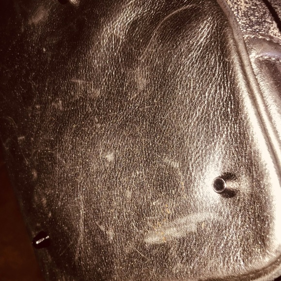 Authentic Burberry Tote Metallic Gray - Picture 8 of 10